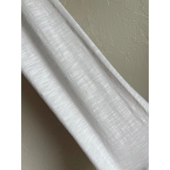 J. Jill Pure Jill Asymmetric-Button Tunic Top White Cotton Modal Blend Size S - Picture 4 of 8